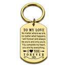 Birthday Valentine Day Keychain Gifts For Boyfriend Husband My Man I love you Couples Keyring for Man Wedding Gifts Key Chains