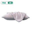 1-4PCS 48x74cm Ice Bean Pillowcase Summer Cooling Solid Color Cool Touch Fabric Washable for Air Conditioning Room