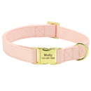 Personalized Dog ID Collar Cute Bowknot Pet Necklace Dog Buckle Collars With Bow Tie Flower Accessories For Small Large Dogs