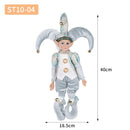 New Arrivals Christmas Decor Handmade New Year Decor Hanging Sitting Elf Plush Doll Christmas Tree Hanging Ornament Xmas Gift