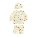 2025 Kids Boy Swimsuits Summer Sun Protection Vacation Beach Pants Long sleeve Tops with Hat Children Surfing Swim Suit 1-7T