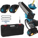 The Arboreal Edge | 6-Inch Cordless Mini Chainsaw with 21V Li-Ion Power System