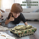 Mould King 20020 Remote Control Germany Leopard 2 Main Battle Tank Technical Car Building Blocks Toys for Kids Christmas Gift