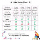 US warehouse Colorful Girls Bike with Basket & Training Wheels 12 14 16 18 Inch Kids Bike Foot Brake Child Children Bicycle