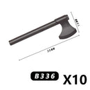 Medieval MOC Weapon Figure Accessories Building Blocks Soldiers Sword Shield Bow Arrow Trident Hammer Axe Spear Brick Kid Toy