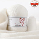 6Set Aurum Cashmere Yarn With Thread Hand Knitting For Cardigans Women Scarf Woolen Yarn 50g+20g Factory Wholesale Free Shipping