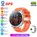 The Milestone Recon | 1.7'' HD GPS Military Smartwatch with Flashlight