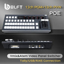 Atem controller black magic switchboard control panel livestream atem mini camera blackmagic vMix software video switcher