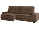 Reclining Retractable Sofa 4 Places Velvet Texas Besthouse