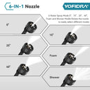 YOFIDRA 6 IN1 High Pressure Car Water Spray Gun 200Bar Cordless Garden Washing Machine Cleaner Power Tool For 21V 18V Battery