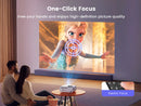 Wimius Projector Native 1080P 1000ANSI Android 9.0 Projectors WiFi 6 and 4P Keystone Portable Projector For Home Theater