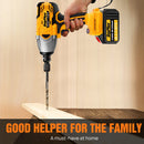 DayPlus 1500Nm Cordless Impact Wrench 3 IN 1 Electric Drill Impact Wrench,Brushless Impact Gun 1/2"Driver Car Tyre Wheel,3 Speed