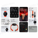 CMF Watch 3 Pro  Smartwatch 1.43 Inch AMOLED, 13 Day Battery, Dual GPS, Bluetooth Calls with AI Noise Cancellation, Heart Rate