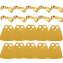Military Building Blocks Medieval Solider Knights Figures Gifts Accessories Shoulder Armor Imitation Plush Cloak Gold Cape MOC
