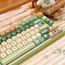 132键春日绿键帽 可爱MOA高度 PBT材质 适用于机械键盘DIY 送女友生日礼物键帽