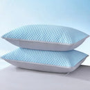 1-4PCS 48x74cm Ice Bean Pillowcase Summer Cooling Solid Color Cool Touch Fabric Washable for Air Conditioning Room