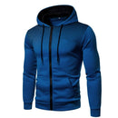 Autumn Winter Fleece Men's Hoodies Polka Dot Design Zipper Jacket Male Streetwear Loose Sweatshirts Sportwear Hooded Cardigan