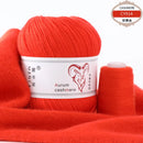 6Set Aurum Cashmere Yarn With Thread Hand Knitting For Cardigans Women Scarf Woolen Yarn 50g+20g Factory Wholesale Free Shipping
