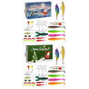 Fishing Advent Calendar 2024 Soft Lures Spoons Minnow Christmas Countdown Calendar Fishing Lures Set Surprise Xmas Gifts for Men