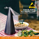 1Pcs Portable Fly Fans for Tables Scare Off Flies Wasps Bees Bug Silent Fan for Home Restaurant Party