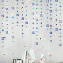 Gold 30th Happy Birthday Party Paper Banners Decorations Number 30 Year Old Circle Dots Twinkle Star Garlands Hanging Backdrops