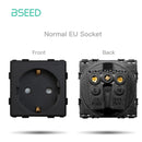 BSEED Zigbee Electric Floor Heating Thermostat LED Sensor Water Gas Boiler Smart Temperature Controller Without Frame Tuya Alexa