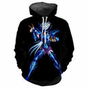 Saint Seiya Classic 3D Harajuku Printed Cartoon Anime Cool Fashion Avant-garde Men Women Soft And Comfortable Trendy Hoodie Top