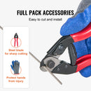 SucceBuy 600/1000ft 1/8" 7x7 Strands Wire Rope Kit with Cutter & Gloves 316 Stainless Steel Cable for Handrail Decking Fence