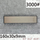 Widened diamond sharpening stone compatible with fixed-angle sharpener for kitchen knives and outdoor tools, portable sharpening