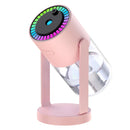 Shakes Head Desktop Portable Humidifier New Projection Starry Sky Top USB Heavy Fog Vehicle New Rotating Aromatherapy Machine