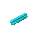 Gobricks 10PCS DIY Part 32062 High-Tech Axle 2 Notched Bricks Building Blocks Educational High-Tech Spare Kid Toy Boy Girls Gift