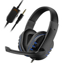 Wired Gaming Headset With Light Adjustable Microphone Stereo Surround Sound Soft Ear Cushion For PC Laptop Phone Game Headphone