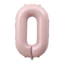 32/40inch Light Pink Blue number balloons Foil Balloon Birthday Balloons Party Baloon 0 1 2 3 4 5 6 7 8 9 globos Balls