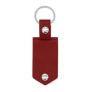 Leather Keychain Photo UV Color Printing Custom KeyChain Personalized Text Engraved Calendar Date Customized Jewelry Stainless