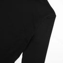Nsauye Casual Women Pullover Turtleneck Black Elegant Long Sleeve Midi Dress Ruffles Sexy Party Evening Night Club Dress 2026