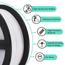 SUNLU 10KG 3D Filament PETG Filament 10kg 22 lbs 1.75mm 3D Printer Filament  Good acid and alkali resistance High transparency