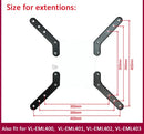 X400 VESA Extension Adapter 400x400mm for 14-55" Movable Folding LCD TV Floor Stand TV Mount Cart Display Rack