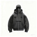2025 Autumn Men Balaclava Y2K Gothic Harajuku Winter New Item Double Hooded Sweatshirt Men's Hooded Mask Zipper Sportswear Women