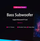 3D Hifi Stereo USB Active Bluetooth Speaker Computer Multimedia RGB Subwoofer AUX, USB, TF Suitable for TV, Computer Audio