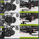 BAFANG Chainring 36T 42T 44T 46T 48T 52T Chainwheel For 8FUN BBS01 BBS01B BBS02 BBS02B 750W 500W 350W 250W Mid Motor Ebike Parts