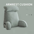 Triangle Reading Pillow Cooling Latex Cushion Big Wedge Adult Backrest Removable Washable Sofa Reading Pillow Back Pillow