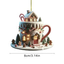 2024 Nativity Scene Hanging Ornaments Christmas Decoration Wall Hanging Jesus Angel Easter Christ Room Home Decorations