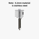 拓竹A1 3D打印机热端套件 适用于拓竹A1/A1 Mini 3D打印机配件热端 0.2mm/0.4mm/0.6mm/0.8mm 硬化钢套件