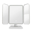 Trifold Makeup Mirror LED Lights Dorm Dressing Mirror Beauty Light up your fill light with Smart Complementary Makeup Mirror Tri