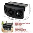 3-Head Cooling Fan USB Powered Car Air Purifier Radiator Fan Window Vent Cool Ventilation Interior Accessories