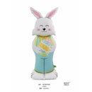 Easter Outdoor Party Games for Family Bunny Potato Sack Race Jumping Bags Kids Easter Egg Spoon Race Eggs Hunt Games Party Favor