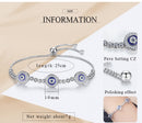 KALETINE Women Evil Eye Lucky Hamsa Bracelet Genuine 925 Sterling Silver Men Luxury Round Blue Eyes CZ Crystal Tennis Bracelet