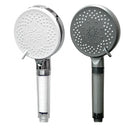 5 Modes Large Panel  Water Saving Shower Head Adjustable High Pressure  Water Massage Shower Head With Filter For Bathroom