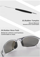 The Glare Filter | Meteal Polarized Sports Sunglasses UV400 for Cycling & Fishing