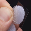 Wholesale 10/15/20mm Self  Fastener Tape White Transparent Dots Disc Adhesive Strong Glue Sticker Round Coins Hook Loop